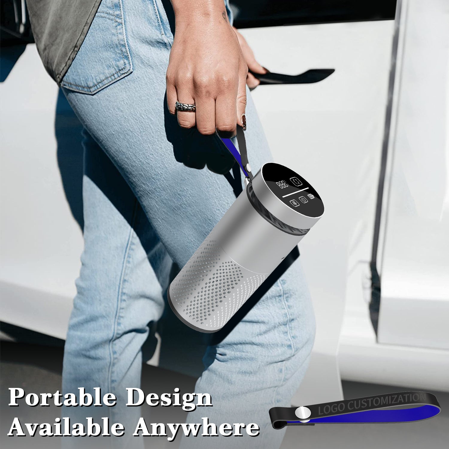 Malbero PD4 – Intelligent Air Purifier with Battery & Smart Display