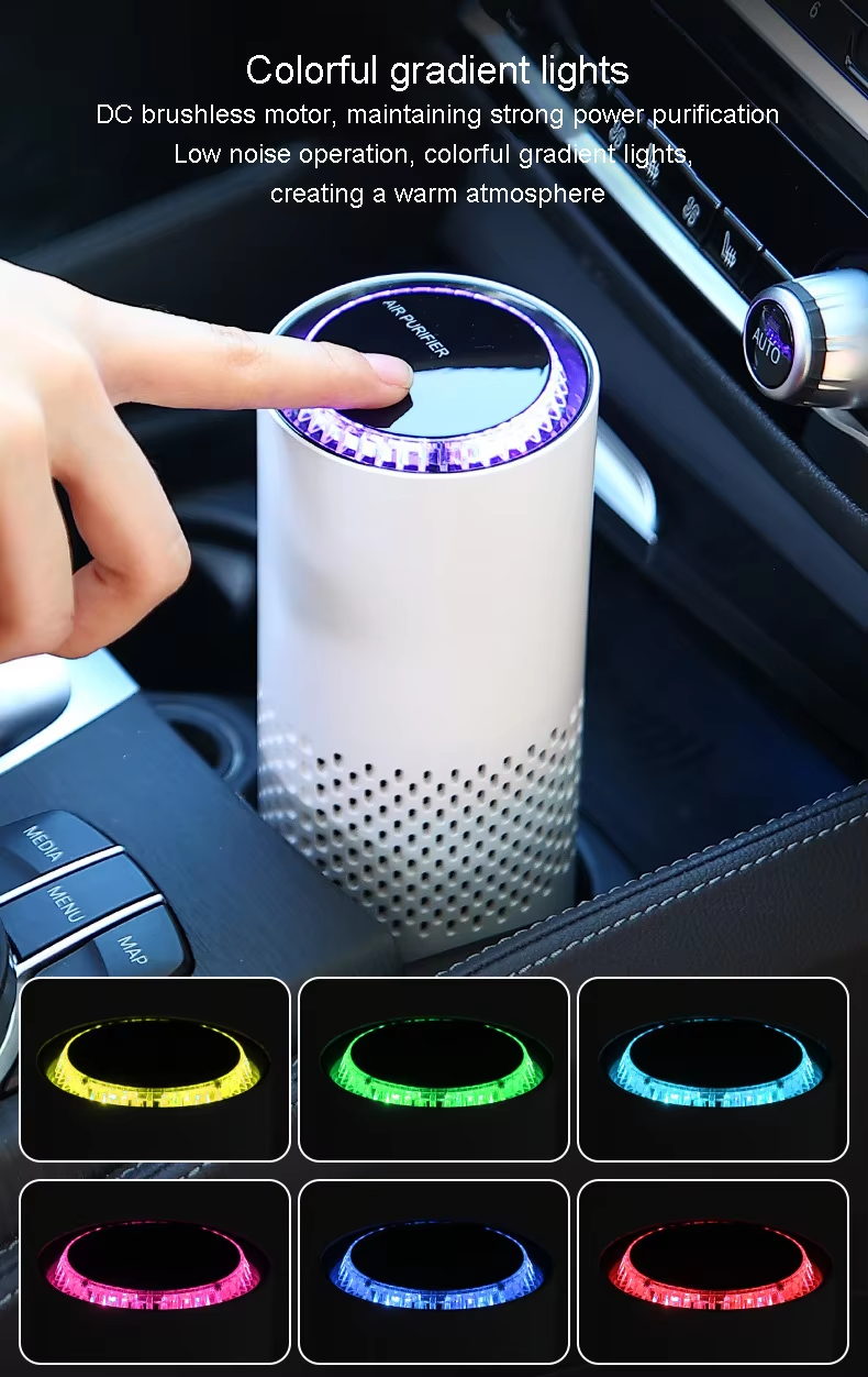 Malbero T4 – Smart Air Purifier with Gradient LED Light