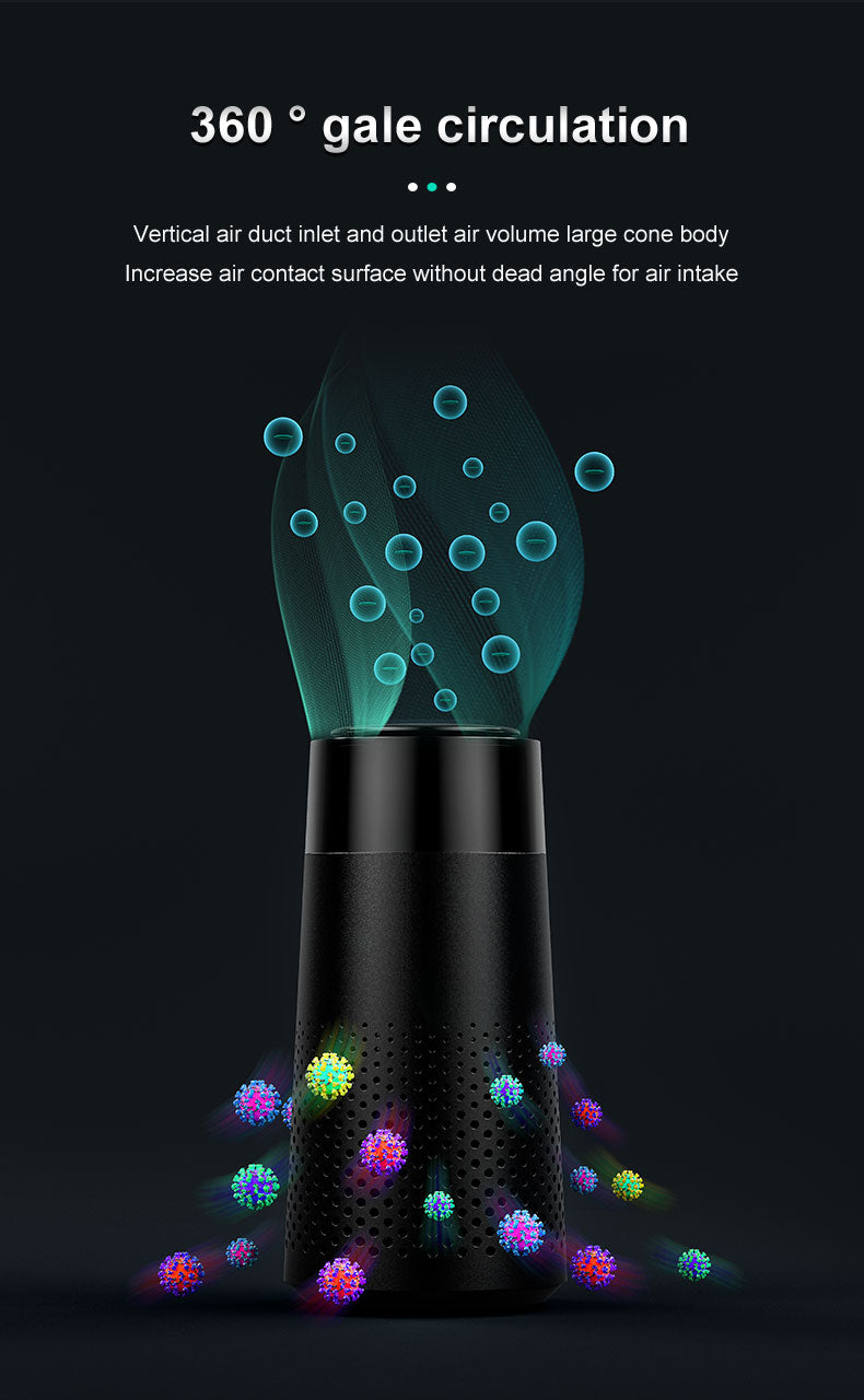 Malbero PD6 Portable Air Purifier with LED Light