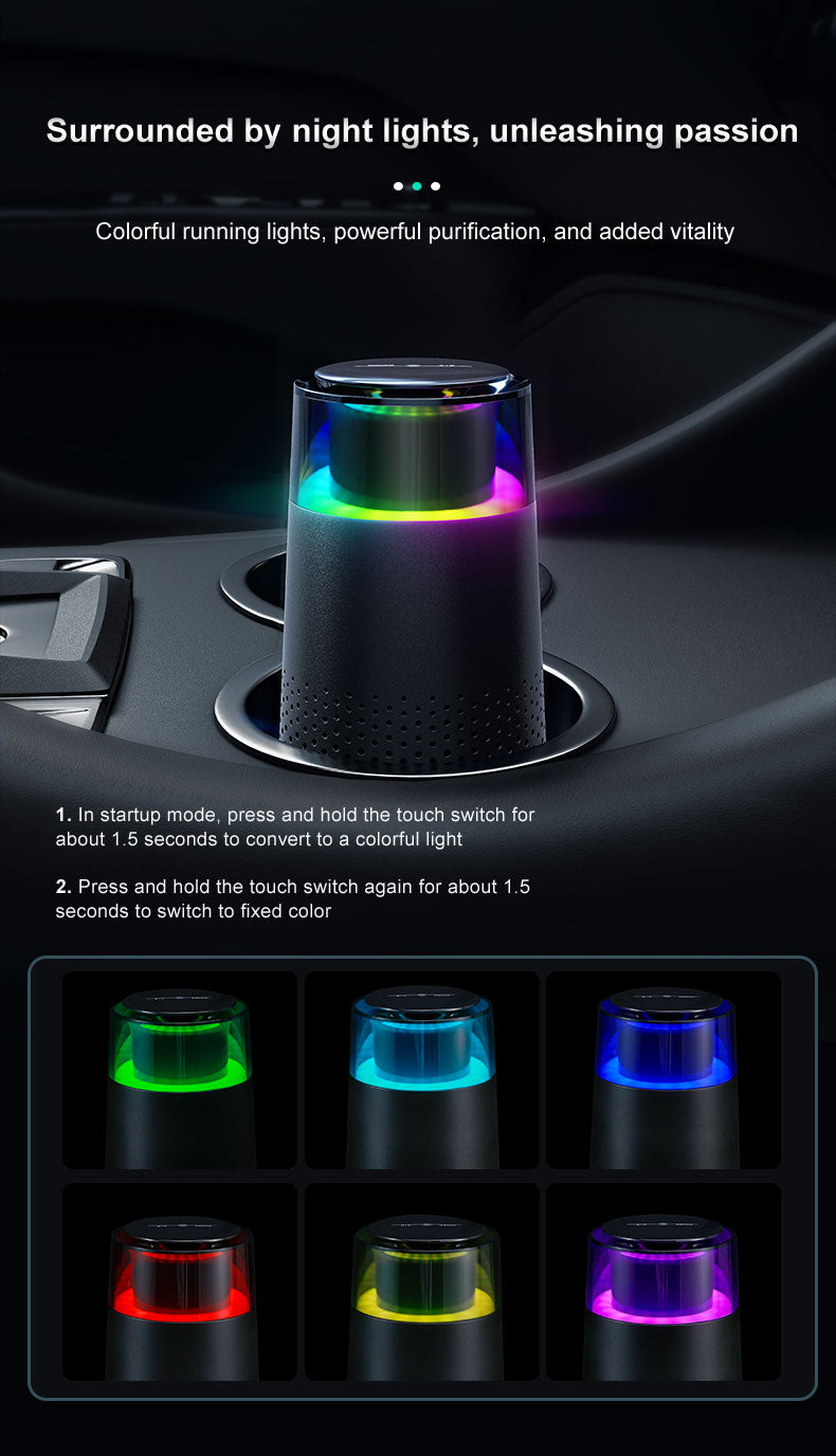 Malbero PD6 Portable Air Purifier with LED Light