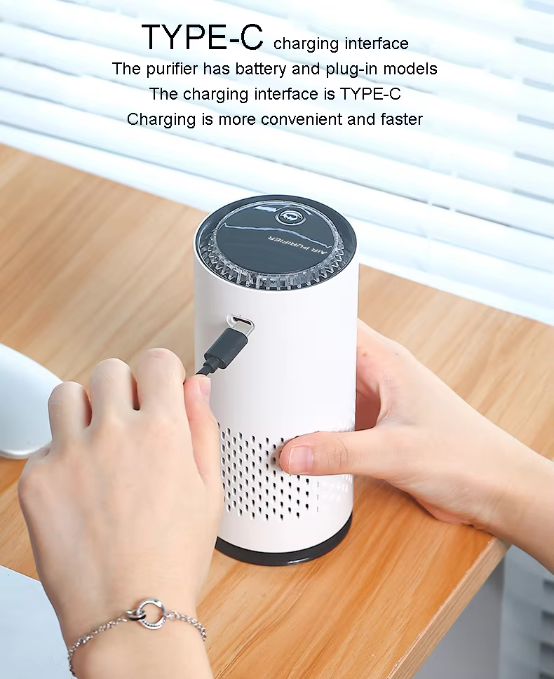 Malbero T4 – Smart Air Purifier with Gradient LED Light