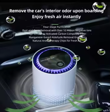 Malbero T4 – Smart Air Purifier with Gradient LED Light
