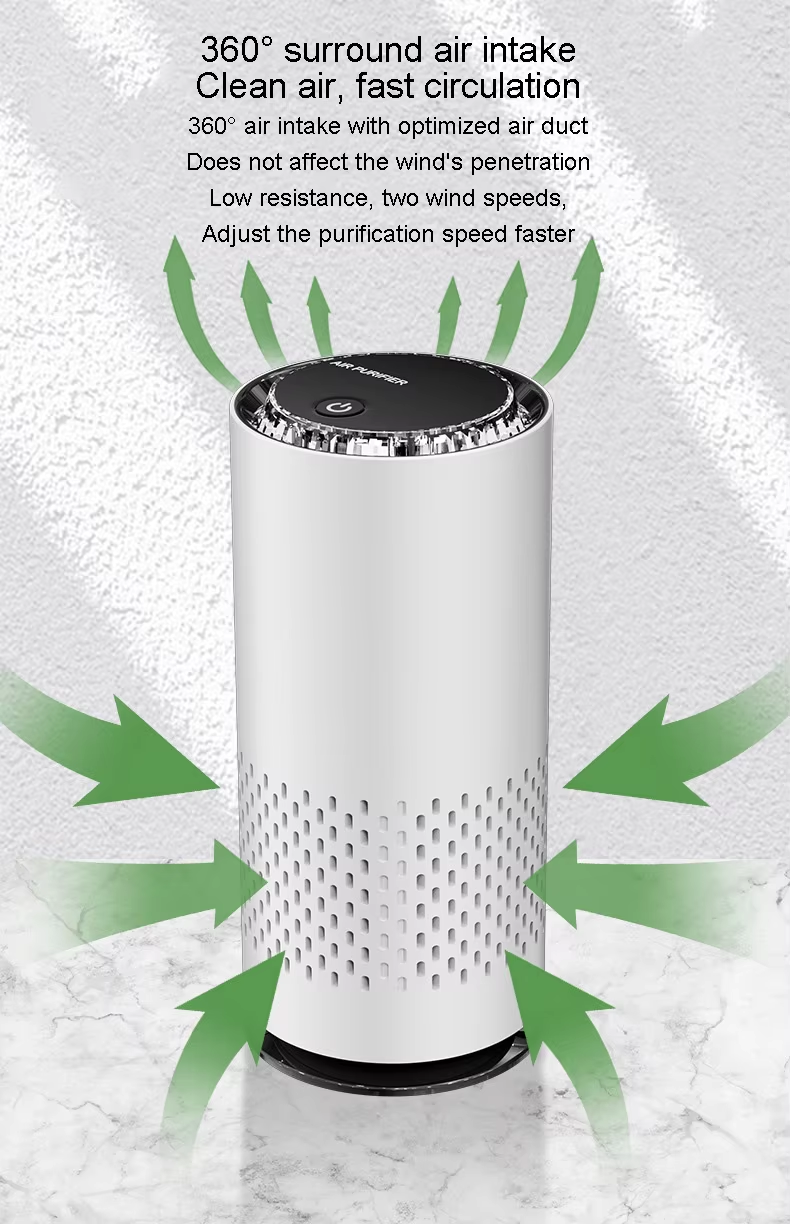 Malbero T4 – Smart Air Purifier with Gradient LED Light